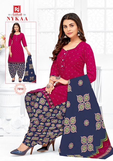 Siddharth Nykaa Vol-7 Cotton Designer Readymade With Inner Suit